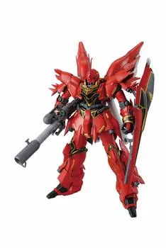 Пластиковая модель MG Mobile Suit Gundam UC Sinanju в масштабе 1/100 с цветовой кодировкой