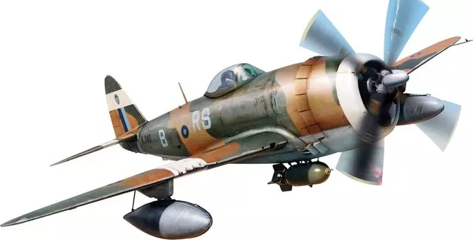 Пластиковая модель Miniart British Thunderbolt Advanced Kit MA48012 1/48 Mk.2