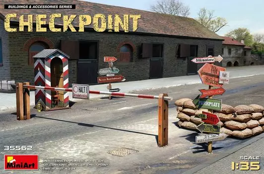 Пластиковая модель Miniart Checkpoint MA35562 1/35