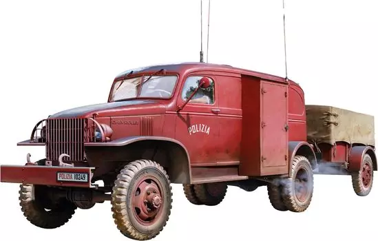 Пластиковая модель Miniart Communication Truck с прицепом MA37062 1/35 K-51