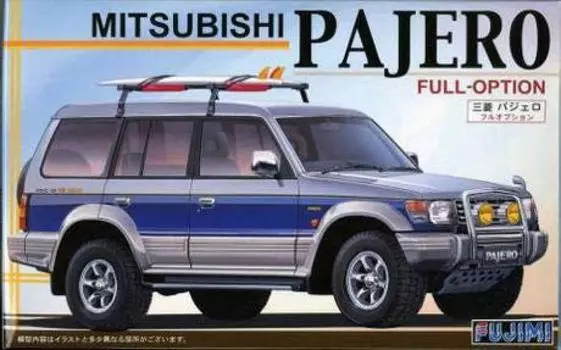 Пластиковая модель Mitsubishi Pajero в полном комплекте 1/24