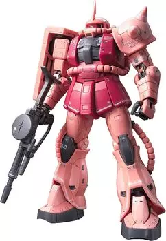 Пластиковая модель мобильного костюма Гандам Заку от BANDAI SPIRITS RG MS-06S с цветовой кодировкой 1/144