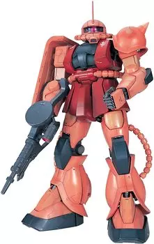 Пластиковая модель мобильного костюма Gundam Zaku 2 масштаба PG MS-06S Char s 1/60 с цветовой кодировкой