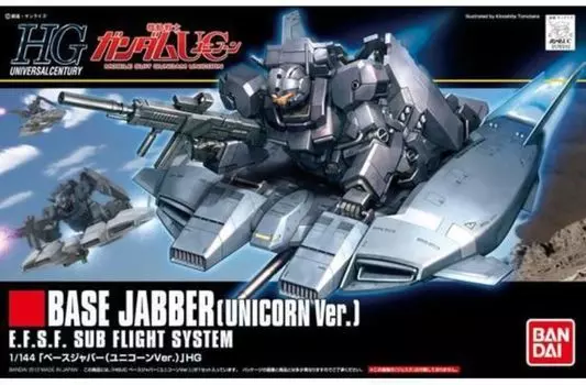 Пластиковая модель мобильного костюма HGUC Gundam UC Base Jabber (Единорог Вер.) 1/144 с цветовой кодировкой