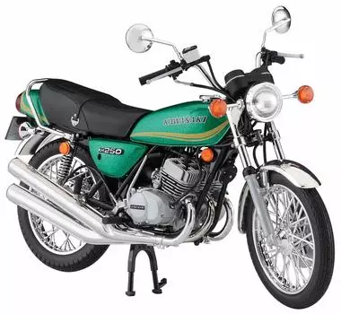 Пластиковая модель мотоцикла серии Hasegawa Kawasaki BK8 1/12 KH250-B3/B5
