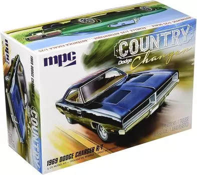 Пластиковая модель MPC 1969 Dodge Charger Country Charger MPC878 1/25 R/T