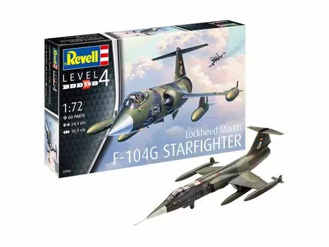 Пластиковая модель немецкого армейского истребителя Revell Starfighter 03904 (Revell) 1/72 F-104G