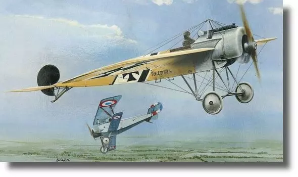 Пластиковая модель немецкого истребителя-моноплана Fokker Semer SME72879 1/72 E.3