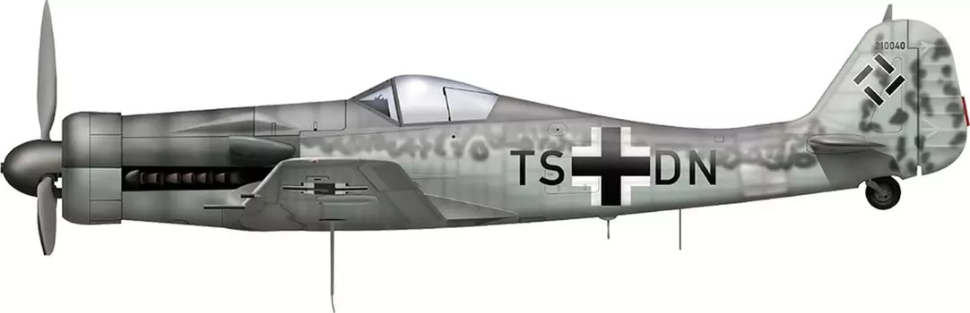 Пластиковая модель немецкого прототипа IBG PB72562 1/72 Focke-Wulf Fw190D-14
