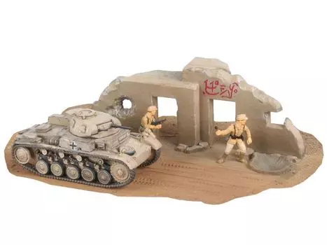 Пластиковая модель немецкого танка Revell Panzer II F Type 03229 (Revell) 1/76