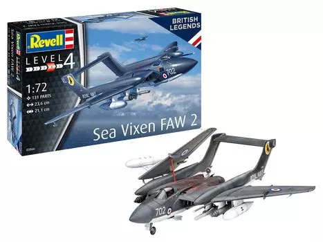 Пластиковая модель немецкого уровня Royal Navy Vixen FAW2 70th Anniversary 03866 1/72