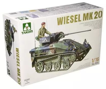 Пластиковая модель немецкой армии Tacom Wiesel TKO1014 1/16 Mk.20