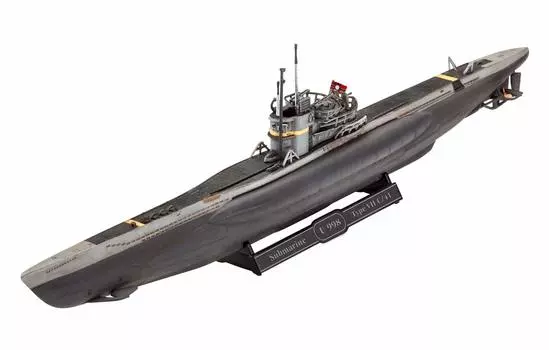 Пластиковая модель немецкой подводной лодки Revell Type 7 05154 1/350 C/41