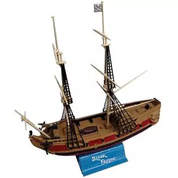 Пластиковая модель пиратского корабля Platts Black Falcon AMC6003 1/100