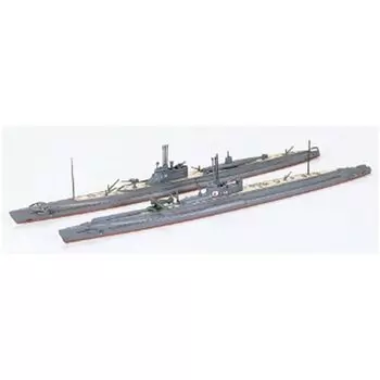 Пластиковая модель подводной лодки ВМС Японии Tamiya Waterline Series 31453 1/700 № 453 I-16 и I-58