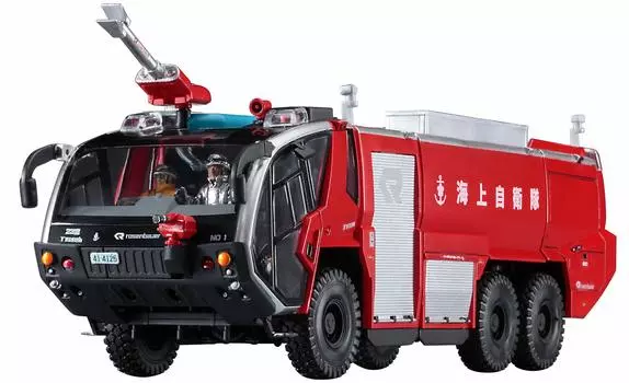 Пластиковая модель пожарной машины Rosenbauer Panther Airport Maritime Force Hasegawa SP435 1/72 Self Defense 66