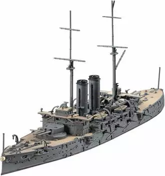 Пластиковая модель японского линкора «Микаса» в масштабе 1/700 от Hasegawa
