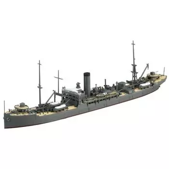 Пластиковая модель японского судна снабжения ВМС Aoshima Bunka Kyozaisha 1700 Waterline Series No.558 Mamiya