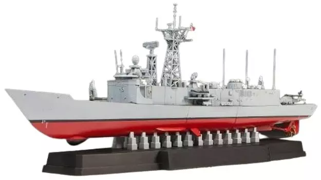 Пластиковая модель ракетного фрегата класса «Перри» класса «Оливер Хазард» AFV Club Republic of China SE00701 1/700 Meiden/Fengjia