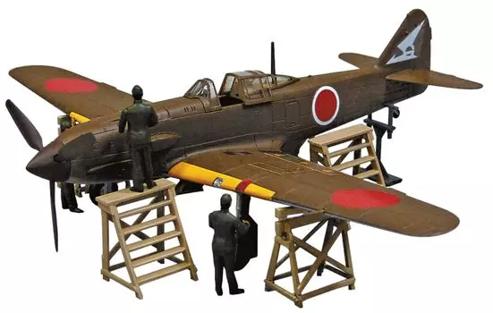 Пластиковая модель самолета AOSHIMA Type 3 Hien Type 2 Kai, цветное литье 1/72 № 2 Ki61-II