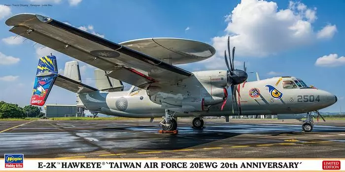 Пластиковая модель самолета Hawkeye 20EWG 20th от Hasegawa Taiwan Air Force 02337 1/72 E-2K Taiwan Anniversary