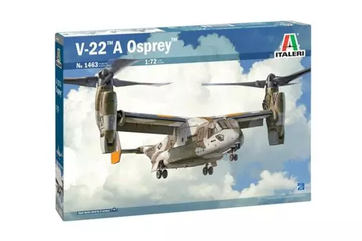 Пластиковая модель самолета Italeri Tamiya US Army Osprey 37194, цветное литье 1/72 № 1463 V-22A