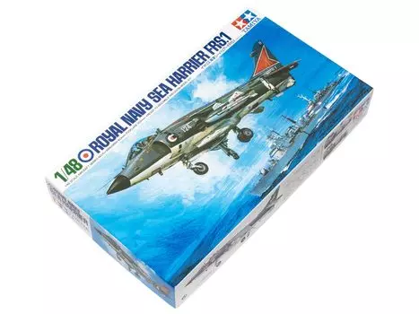 Пластиковая модель самолета Королевского флота Sea Harrier серии Masterpiece от Tamiya 61026 1/48 № 26 FRS.1