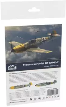 Пластиковая модель самолета Messerschmitt BMK003 1/144 Bf109E-7 от Beacon Models Hanger Edition