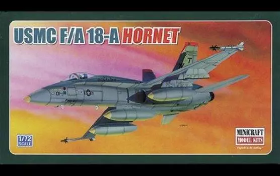 Пластиковая модель самолета Minecraft Hornet 1/72 F/A18-A