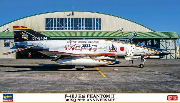 Пластиковая модель самолета самообороны Hasegawa Air Force Kai Super Phantom 301SQ 20th Anniversary 02378 1/72 F-4EJ