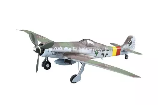 Пластиковая модель самолета серии AOSHIMA, цветное литье 1/72 № 10 Focke-Wulf Ta152H-0
