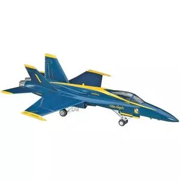 Пластиковая модель самолёта ВМС США Blue Angels F/A-18A Hornet масштаба 1/72 от Hasegawa D10