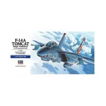 Пластиковая модель самолёта ВМС США Tomcat высокой видимости Hasegawa E3 1/72 F-14A