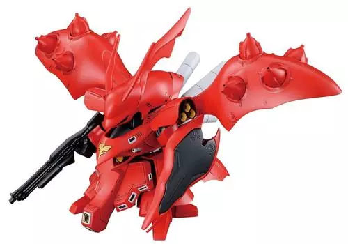 Пластиковая модель SD Gundam Cross Silhouette Nightingale с цветовой кодировкой