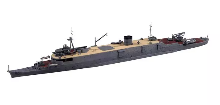 Пластиковая модель серии Aoshima Bunka Kyozaisha KanColle Kanmusume Submarine Tender Great Whale Scale Plastic Model No.36 1/700