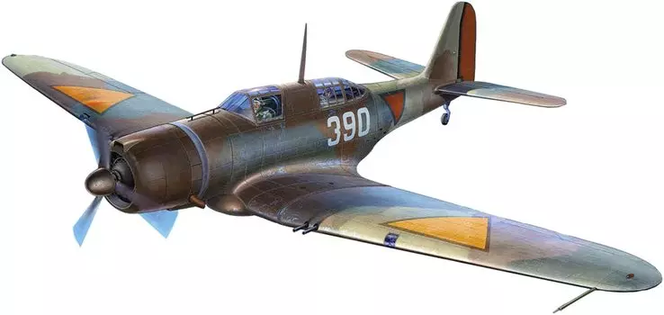 Пластиковая модель штурмовика ВВС Нидерландов Douglas Special Hobby SH72465 1/72 DB-8A/3N
