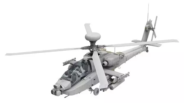 Пластиковая модель штурмовой винтовки Tacom Apache Longbow Ground Force TKO2607 1/35 AH-64D Self-Defense