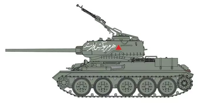 Пластиковая модель сирийской армии Dragon DR3571 1/35 T-34/85