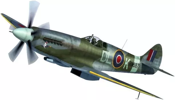 Пластиковая модель Spitfire SWD72095 1/72 Mk.XIV c/e
