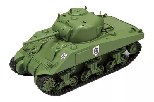 Пластиковая модель танка M4 Sherman 75 мм для девочек, ограниченный масштаб 41108 и 1/35