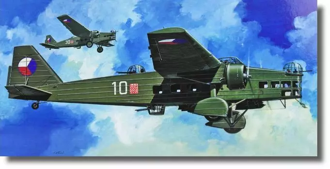 Пластиковая модель тяжелого бомбардировщика Semer Czech Aero SME72938 1/72 MB-200