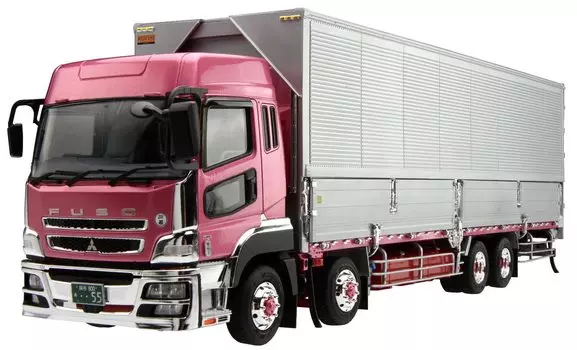 Пластиковая модель тяжелого грузового самолета AOSHIMA серии Mitsubishi Fuso Super Great FS High Wing 1/32 № 14 10