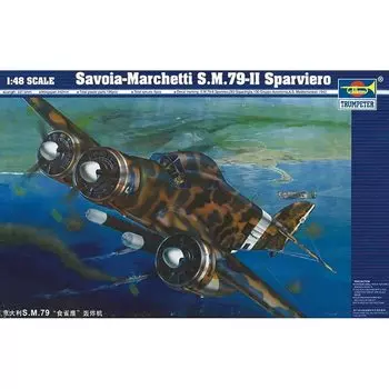 Пластиковая модель Trumpeter Savoia Marchetti SM79 1/48