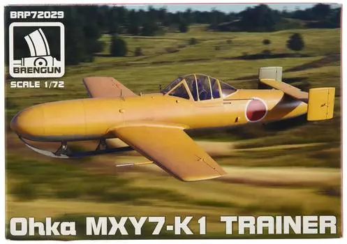 Пластиковая модель учебного самолета ВМС Японии «Brengun Ohka» HAUBRP72029 1/72 MXY-7K1