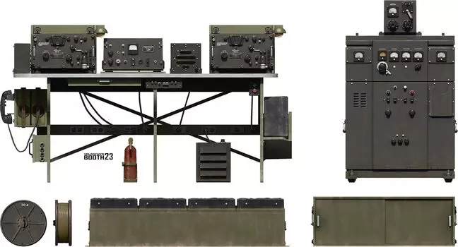 Пластиковая модель устройства радиосвязи Miniart American MA35455 1/35 SCR-299