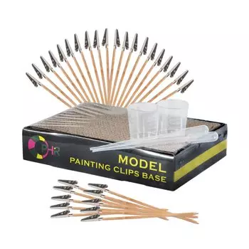 Пластиковая модель VIPER DESIGN набор для аэрографической покраски мерный стаканчик (основа для рисования, палочка, пипетка, набор)