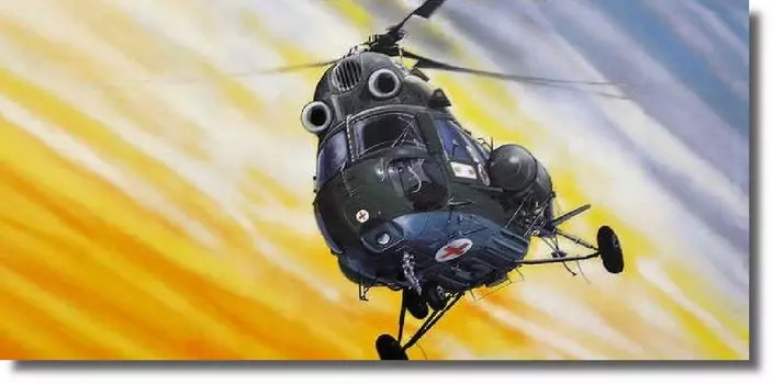 Пластиковая модель вертолета Semer Mil SME40990 1/48 Mi-2