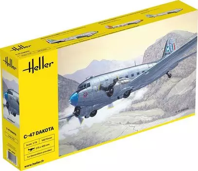 Пластиковая модель военного истребителя Platts Heler Dakota HE30372 1/72 C-47 (Самолет)
