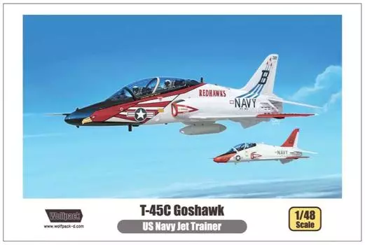 Пластиковая модель Wolfpack Design US Navy Goshawk Premium Edition WOLWP14805 1/48 T-45C