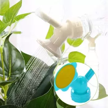 Пластиковая насадка-разбрызгиватель, бутылка-лейка, канистра с водой для полива цветов, насадка для душа, садовый инструмент One Size синий